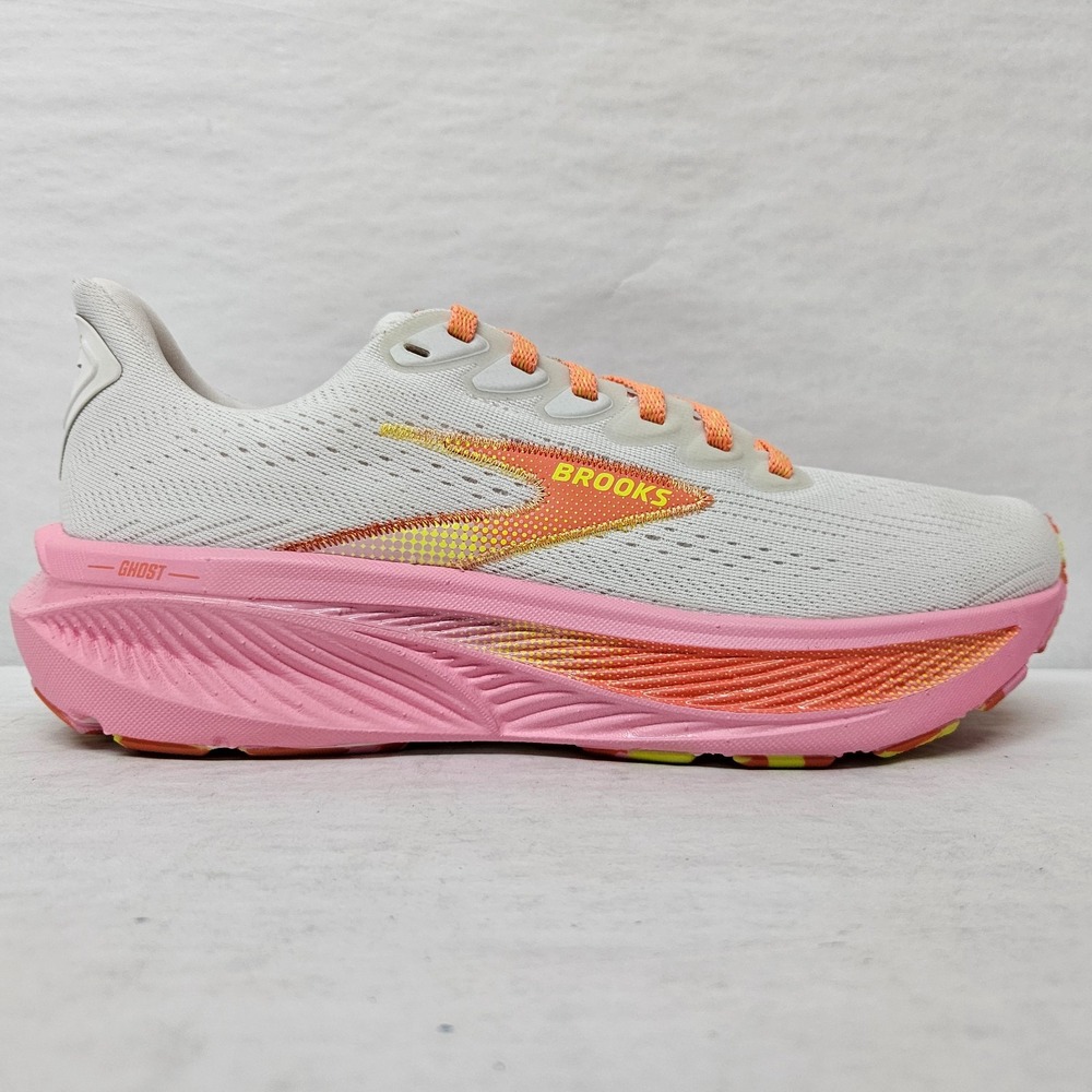Brooks Ghost 17 Running Shoes 1204311B236 Coconut Candy Limeade Women's Size 11 - Picture 3 of 9